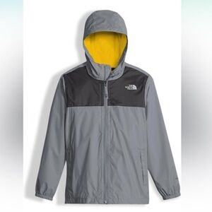 The North face Zip line Rain Jacket Boys size Large Waterproof Dry Vent Light